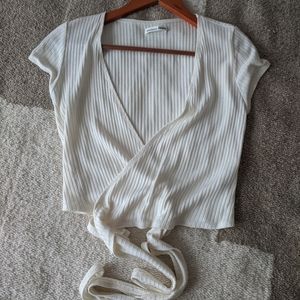 Reformation Wrap Top